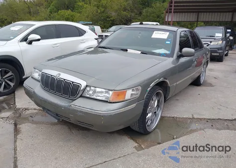 2001 Mercury Grand Marquis Ls из США, поврежденный, VIN 2MEFM75W51X702952